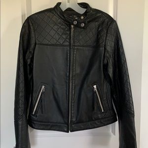 Victoria’s Secret leather moto jacket. Size small